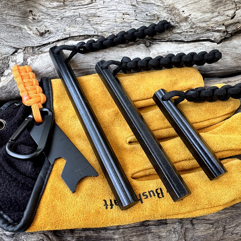 Fire Starting Kit - Bastoncino di Magnesio Esagonale Intrecciato a