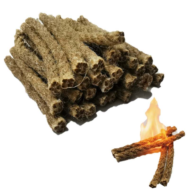 Fire Starting Kit - Accendifuoco Portatile in Corda di Canapa