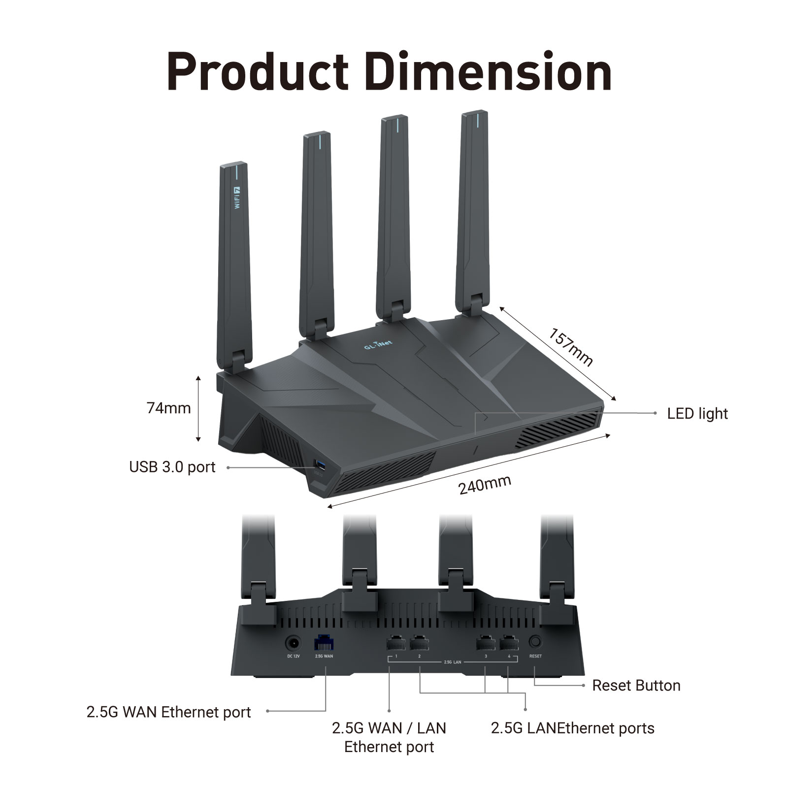 GL.iNet GL-BE6500 (Flint 3e) R - Fire Starting Kit recensione e prezzo